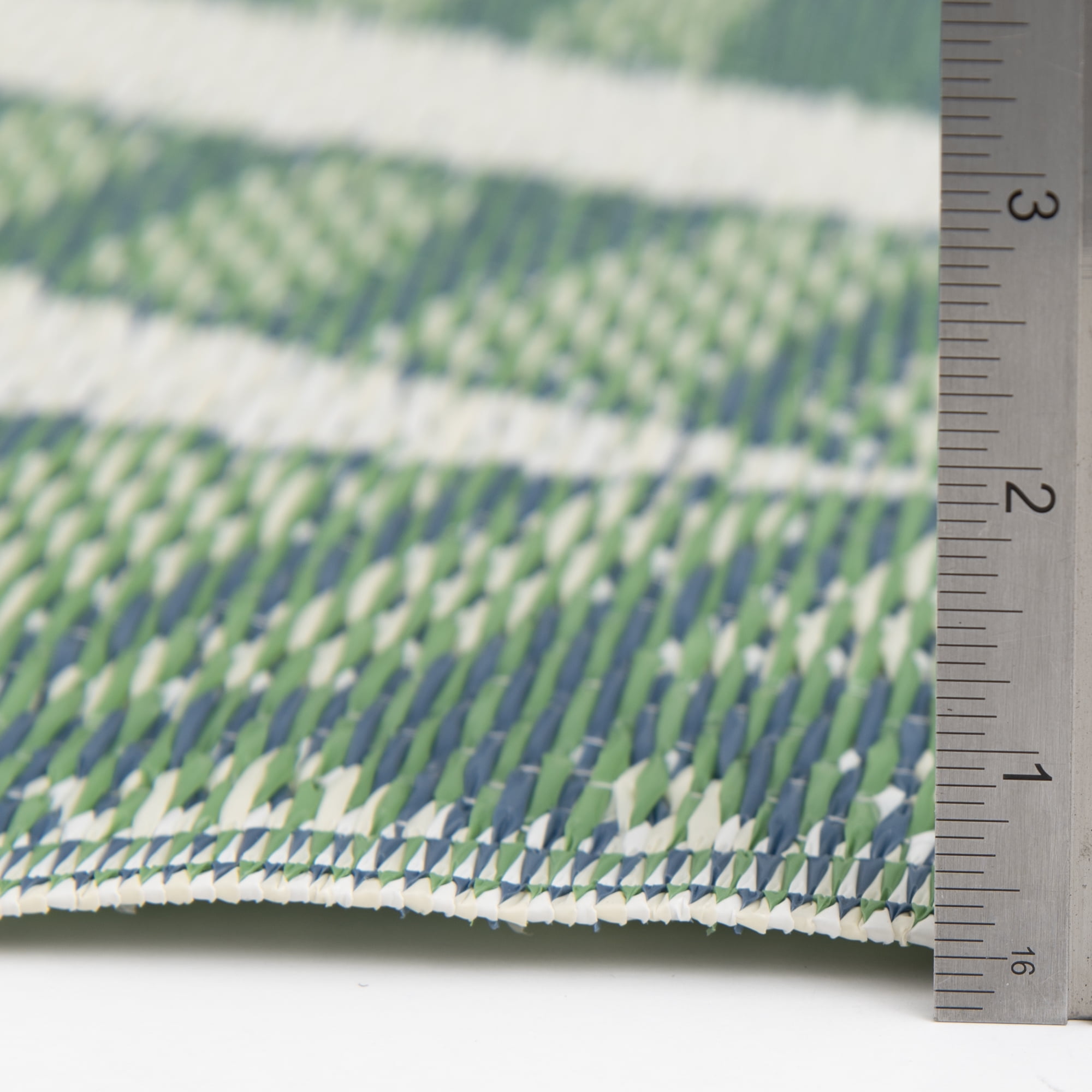 Mainstays Outdoor Rug, Blue/Green Palm, 5 ft x 7 ft