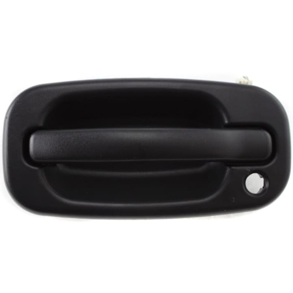 For Cadillac Escalade ESV Exterior Door Handle Front, Driver Side Textured Black (2003 2006