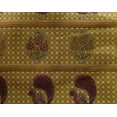 thumbnail image 4 of oneOone Georgette Viscose Gamboge Yellow Fabric Geometric|Peacock & Floral Block Fabric For Sewing Printed Craft Fabric By The Yard 42 Inch Wide, 4 of 4