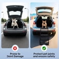 thumbnail image 6 of Extra Wide Dog Steps Foldable Pet Stairs for Large Dogs with Non-Slip Rug Surface for Car, Truck and SUV, Lightweight Dog Ramp Holds Up to 250 lbs, 6 of 8