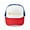 Red/Blue/White, variant on CafePress - Delta Chi Logo Yellow - Adjustable Unisex Printed Trucker Hat with Mesh Back