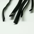 thumbnail image 2 of 10strands Rubber Beading Cord Flat Solid Black 10x2mm about 1.09 yards(1m)/strand, 2 of 2