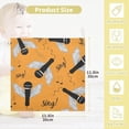 thumbnail image 2 of SKYSONIC 3 PCS Winged Microphones Baby Muslin Washcloths, Music Notes Soft Absorbent Face Towel Burp Cloths Cotton Bath Wipes Infant Wash Cloth for Newborn Boys Girls, 2 of 7