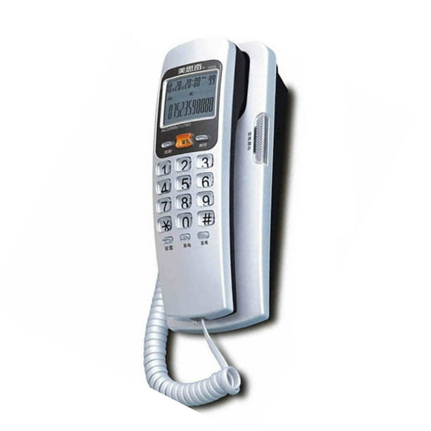Inteprter Teléfono FSK/DTMF, teléfonos fijos montados en la pared, extensión pequeña con cable, identificador de llamadas, teléfono fijo, Kits de experimentos de química