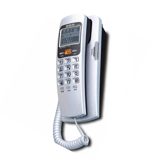 Inteprter Teléfono FSK/DTMF, teléfonos fijos montados en la pared, extensión pequeña con cable, identificador de llamadas, teléfono fijo, Kits de experimentos de química