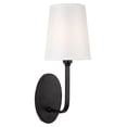 thumbnail image 2 of SC13337BK Artcraft Lighting Rhythm - 1 Light Wall Sconce In Traditional Style-15.75 Inches Tall and 6.3 Inches Wide-Black Finish, 2 of 8