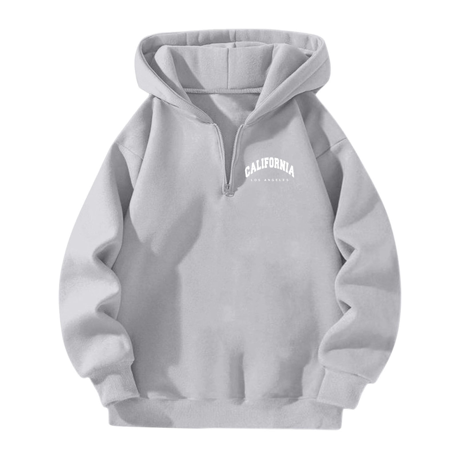 Hoodies for Women 2025 California Los Angeles Hoodie Long Sleeve Graphic Y2K Hoody Hooded Sweatshirt Women Pullover