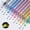 Dot Tip, variant on Acrylic Paint Markers, Metal Color Round Nib Point Acrylic Paint Pens for Rock Painting, Canvas, Wood, Ceramic, Glass, Stone, Fabric, DIY Crafts & Art Supplies (12 Color/Set )