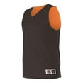 thumbnail image 2 of Alleson Athletic B37285103 Youth Reversible Mesh Tank Top, Black & Orange - Small, 2 of 2