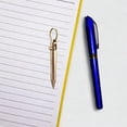 thumbnail image 1 of Bolígrafo de Bolsillo Portátil Cuticat Mini con Llavero Retráctil para Escribir en Oro, 1 of 8