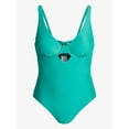thumbnail image 2 of Time and Tru Women's and Women's Plus Size Underwire One Piece Swimsuit, Sizes XS-3X, 2 of 5