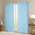 thumbnail image 2 of Manfei Kawaii Blue Bowknot Black Out Curtains for Kids, Cute Princess Bow Curtains Pack of 2 (42x63 Each), Cartoon Bow-tie Bedroom Curtains, Black Out Curtains Home Decor, 2 of 6
