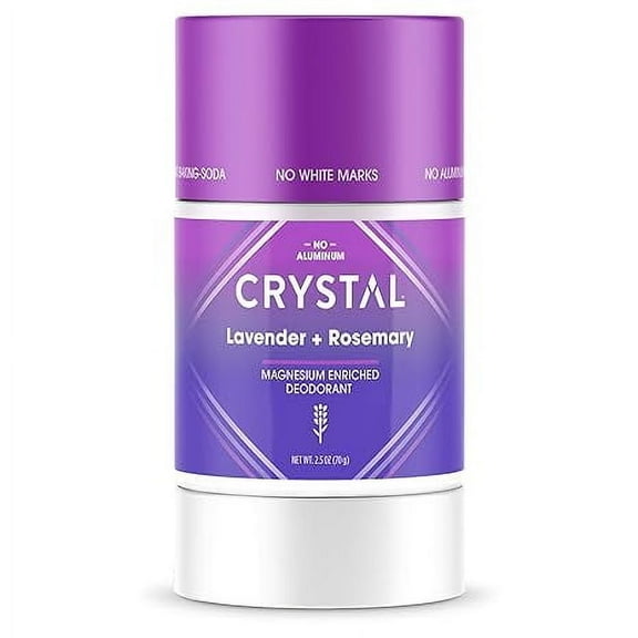 Crystal Essence Magnesium Enriched Deodorant, Lavender And Rosemary, 2.5 Oz..