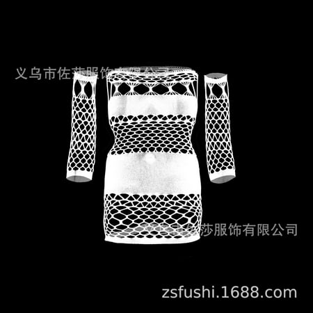 Generic New Sexy Lingerie Sexy Sling Mesh Stockings Open Bottom Non-Slip Temptation Transparent One-Piece Stockings W521