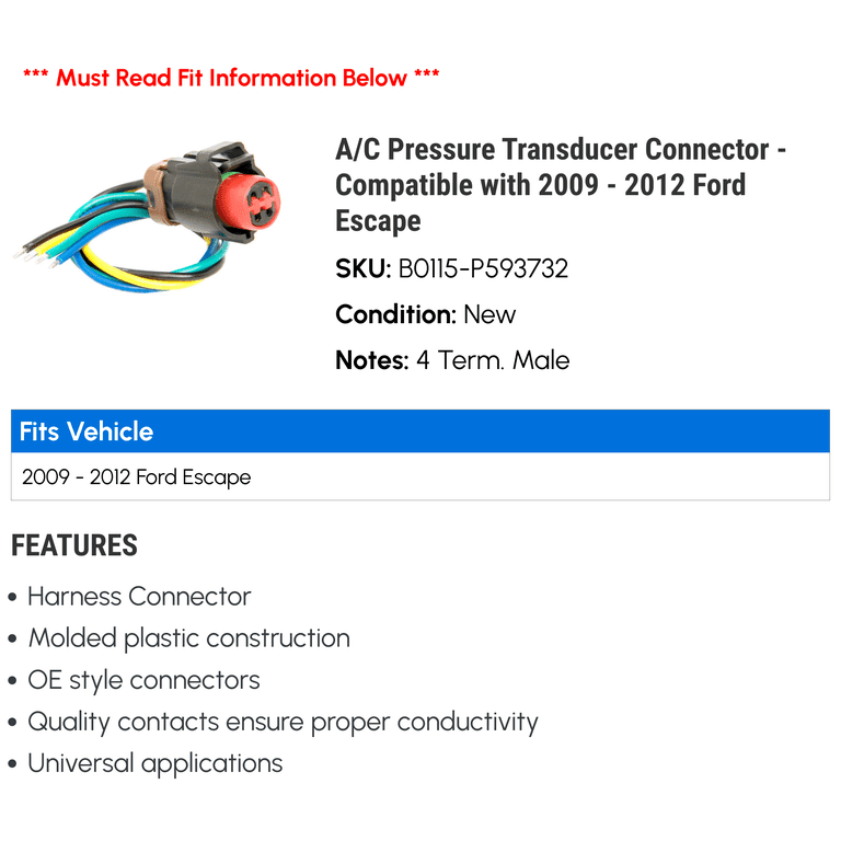 Aries Automotive 56470 T-Connector For Hyundai Elantra - Direct Replacement Part