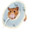 thumbnail image 1 of Hamster Protection Cône Collier, Cobaye Anneau de Protection Doux Chat Récupération Collier pour Chaton Prévenir de Léchage51101, 1 of 5