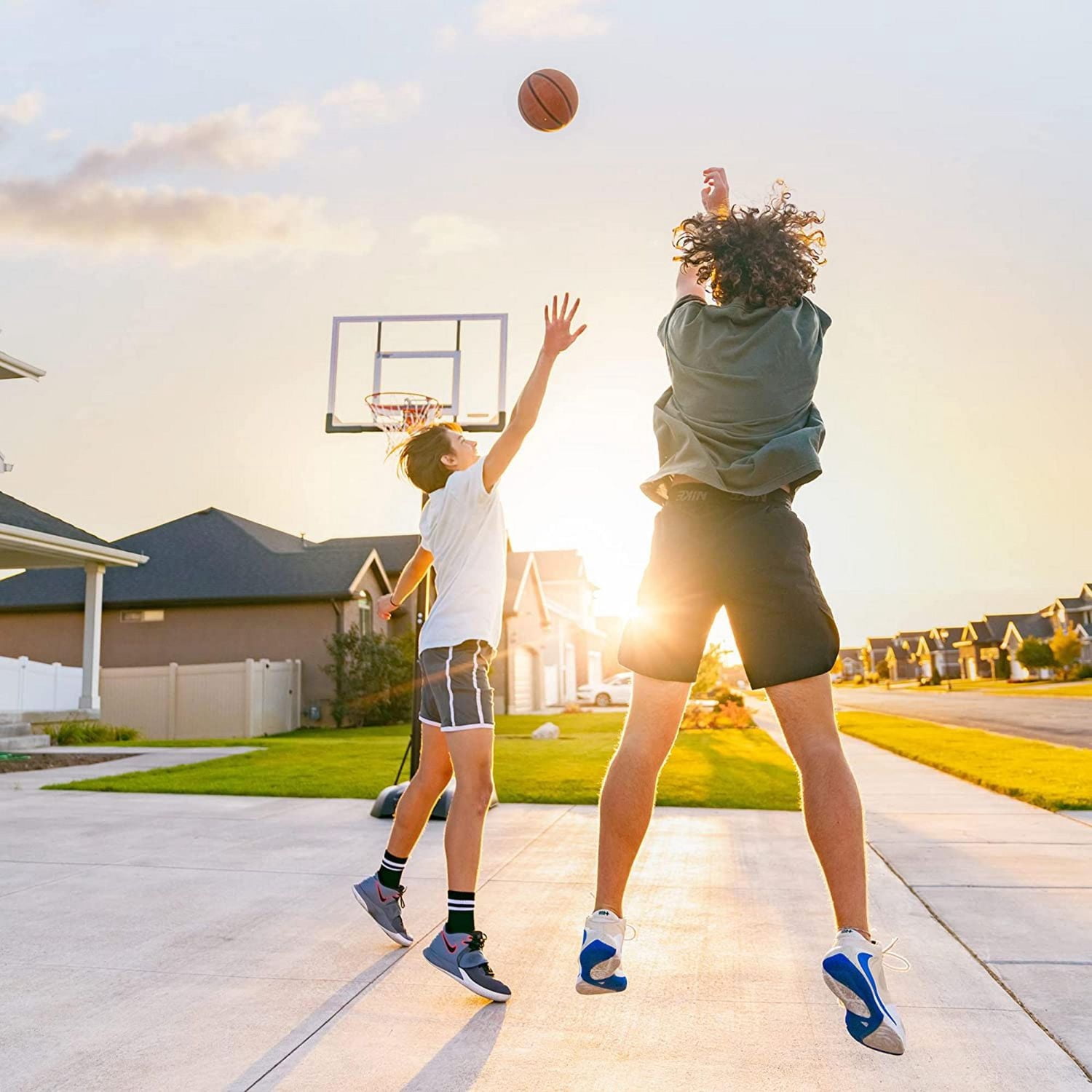 LIFETIME Adjustable Portable Basketball Net (50-Inch Polycarbonate)