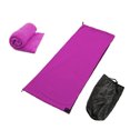 thumbnail image 4 of Soidarity Saco de dormir de lana Polar ultraligero portátil para exteriores, tienda de campaña, cama, saco de dormir cálido de viaje, forro carpas Violeta Soidarity OD009530-02, 4 of 6