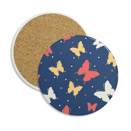 

Colourful in Dots Coaster Cup Mug Tabletop Protection Absorbent Stone