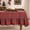 Christmas Red Plaid, variant on Red Christmas Plaid Ruffled Rectangle Tablecloth 60x84 Inch Holiday Table Linen Decor