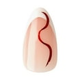 thumbnail image 6 of KISS Voguish Fantasy Holiday Press-on Nails, Pine Trees, White, Medium Length, Almond Shaped, 28 Count, 6 of 10