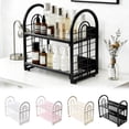 thumbnail image 5 of 2-Tier Desktop Storage Shelf Organizer, Rack for Cosmetics, Stationery, or Office Supplies, Countertop and Dresser Organizer for Home, Bathroom, or Bedroom Use, 5 of 5
