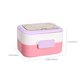 thumbnail image 3 of Contenedor de almacenamiento de alimentos Bento Box | Lonchera a prueba de fugas Preparación de comidas portátil para adultos | Plástico multicompartimento de acero inoxidable | Control de porciones, 3 of 8