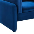 thumbnail image 3 of Modway Indicate Performance Velvet Armchair in Navy, 3 of 9