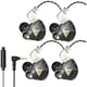 thumbnail image 1 of wonima11 QKZ AK6 Pro Wired IEM for Gaming Earbuds with MIC, in Ear Monitor Headphones, Deep Bass Sound, 1DD 10mm Dynamic Driver, IEM for Music Video Calling(2PCS Black), 1 of 1