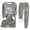 Gray, variant on Yes I'm Still Freezing Me Womens Fall Winter Pajama Sets 2 Piece Loungewear Fuzzy Fleece Lined Sweatshirt Suit Purple