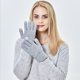 thumbnail image 5 of Minnieouse Guantes De Invierno Para Hombre Gorros De Invierno Para Hombres Estilo De Punto Clásico guantes y mitones Gris claro Minnieouse AP009484-05B, 5 of 6