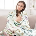thumbnail image 3 of LHSHID 100th Birthday Gifts for Women 100th Birthday Decorations Gifts for 100th Birthday Happy 100th Birthday Gifts Best 100th Birthday Gift Ideas 100 Year Old Gifts for Mom Grandma Blanket 60x80in, 3 of 6