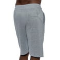 thumbnail image 3 of 9 Crowns Men's TR William Fleece Casual Shorts (Heather Grey, Large), 3 of 3