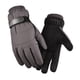 thumbnail image 3 of Guantes de invierno para hombre, guantes de ciclismo, antideslizantes, modernos, térmicos y cálidos para correr y conducir. Gris, 3 of 6