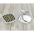thumbnail image 3 of Letter I Football Blue and Gold Compact Mirror CJ1074-ISCM, 3 of 4