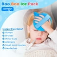 thumbnail image 3 of NEWGO Kids Ice Pack for Boo Boos, 4 Pack Hot Cold Packs with Cute Plush Sleeves, Toddler Ice Pack for Kids Injur, 3 of 8