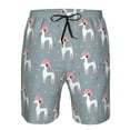 thumbnail image 4 of Naloa Cartoon Poodle Dog Men's Beach Shorts, Surfing shorts, Swim trunks, Quick Dry Swim Trunks for Surfing Beach Fun - Medium, 4 of 9