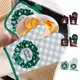 thumbnail image 1 of Ganfancp Santa Claus Guantes Aislantes y Almohadillas Aislantes Juego Aislante de Cocina Guantes Aislantes de Franela para Horno Almohadillas Aislantes Adornos para El Árbol de Navidad con Cordón de, 1 of 6