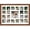 Brown, variant on Wedding Photo Collage Frame - Holds 21 Photos - Great For Pics Captured by Friends & Family