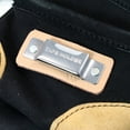 thumbnail image 3 of 9 Pocket Tool Belt Heavy Duty Suede Leather Fits Hammer And Nails - Black, 3 of 11