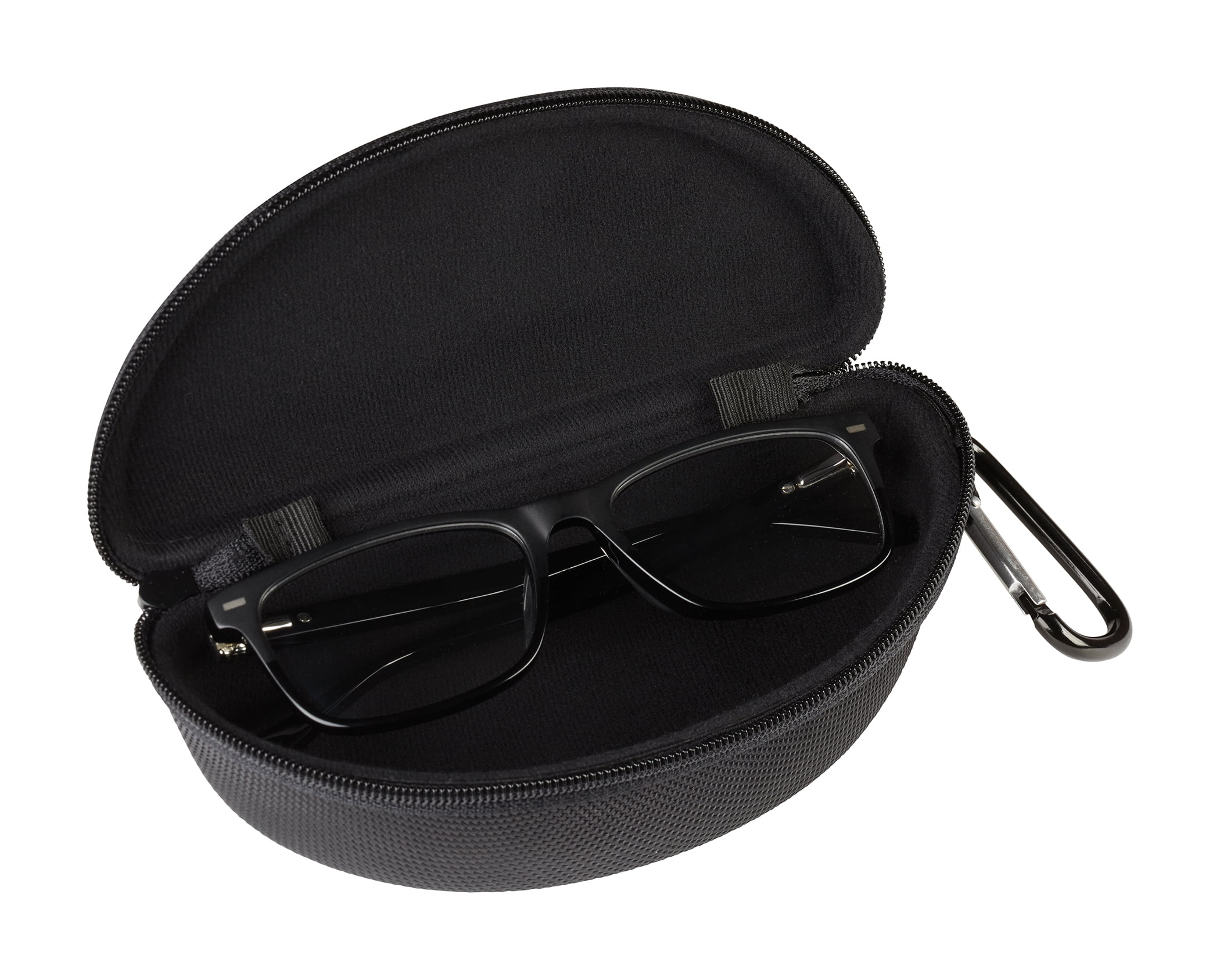 Optical Black Nylon Zipper Protection Nouveau Eyeglass Cases