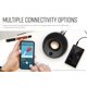 thumbnail image 5 of Altavoces de escritorio Creative Pebble V3 Minimalistic 2.0 USB-C con audio USB, mejora de diálogos claros, Bluetooth 5.0, 8 W RMS con 16 W de potencia máxima, convertidor USB-A incluido (blanco) (ren, 5 of 5