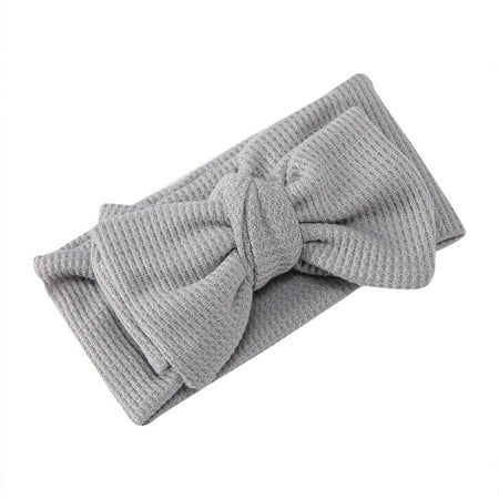

And Toddlers Oversized Bow Headband Children s Knitted Knotted Headband Fontanelle Hair Accessories Headflower One Size