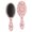 Pink Christmas Snowman, variant on Green Christmas Tree Pattern Hair Brush,Girls Detangling Hair Brush,Glide Through Tangles with Ease for Wet & Dry Hair,8.8"X2.8"