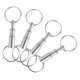thumbnail image 5 of unbranded 4Ud Llavero Plateado De Metal Con Doble Anilla Para Uso En Llaves Y Bolsos, 5 of 8
