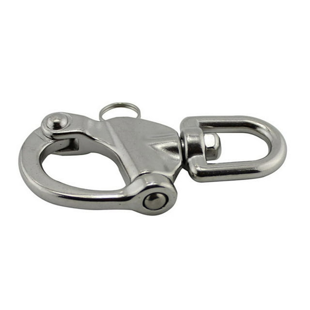 FUEENIRVA Manille Pivotante en Acier Inoxydable 1Pcs pour Applications Marines et Architecturales