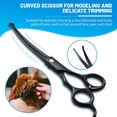 thumbnail image 3 of Kit de peluquería canina MIRUN 5 en 1 de acero inoxidable chapado en titanio, 3 of 7