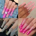 thumbnail image 2 of Boxed Long Pointe French Nails Lengthens Nai, 2 of 8