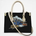 thumbnail image 2 of Train Railroad Cross Body Bags For Women Small Leather Female Handbags Fashion Top-Handle Totes, 2 of 4