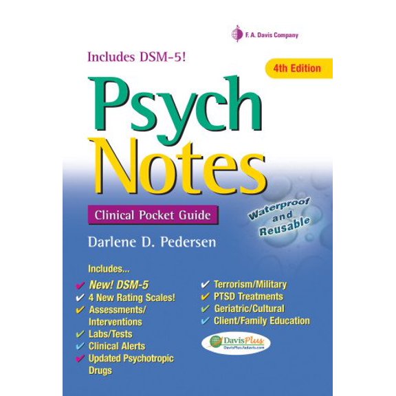 Pre-Owned PsychNotes: Clinical Pocket Guide (Davis's Notes) Paperback